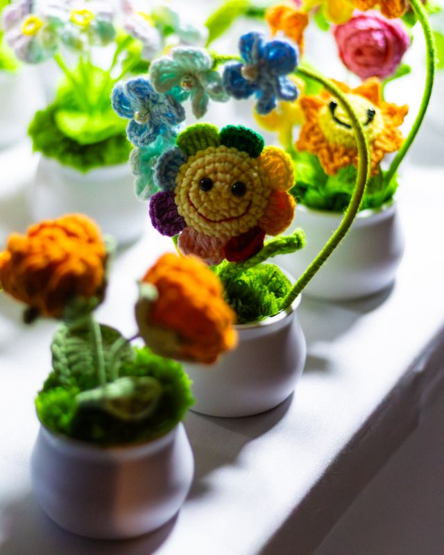 Amigurumi flores